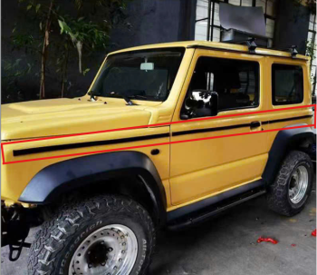 Bộ nẹp viền cửa xe cho Suzuki JImny